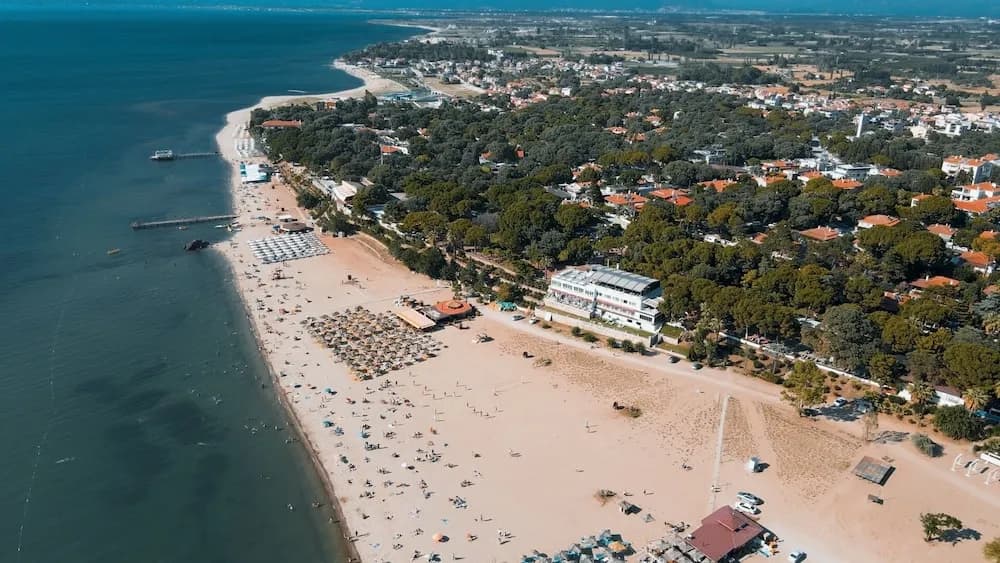 Konaklama yerinin ön cephesi