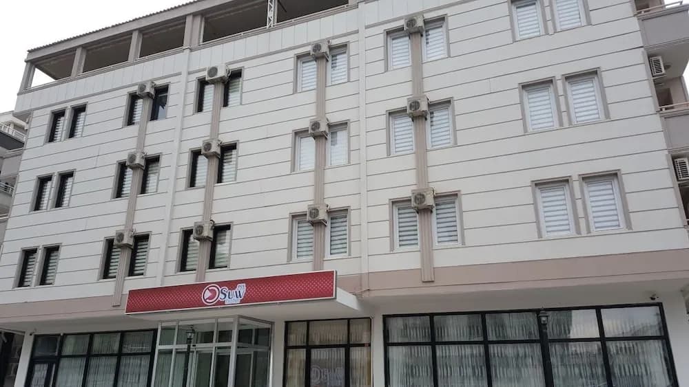 Konaklama yerinin ön cephesi