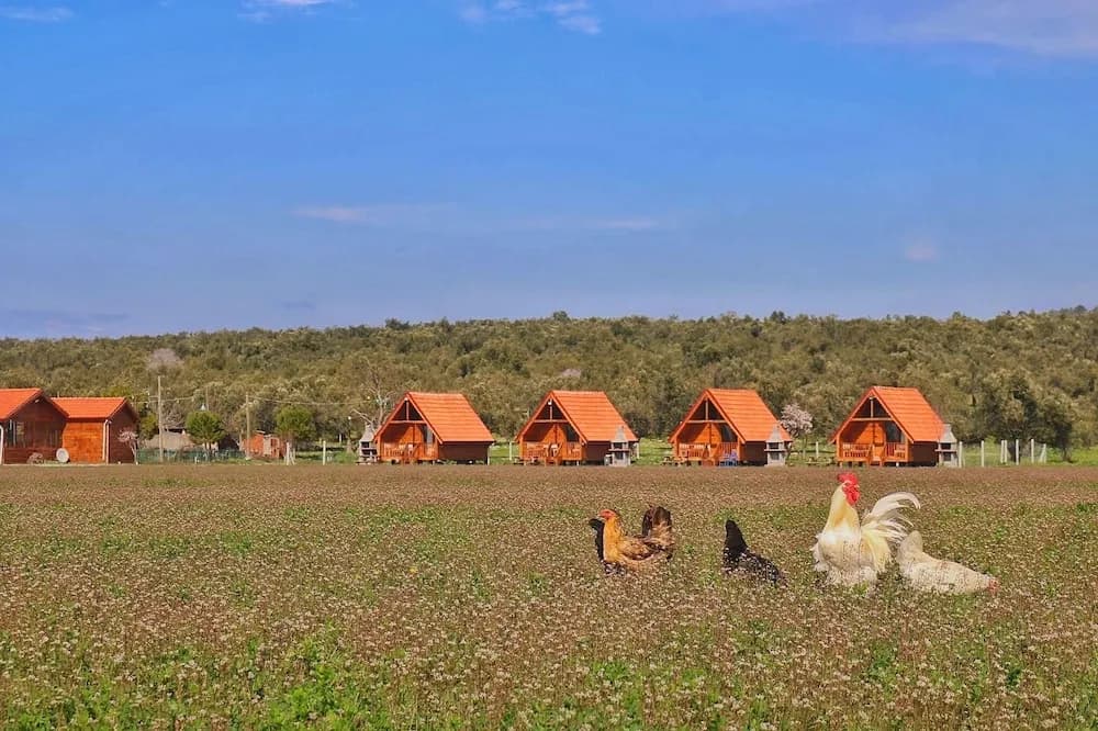Konaklama yerinin ön cephesi
