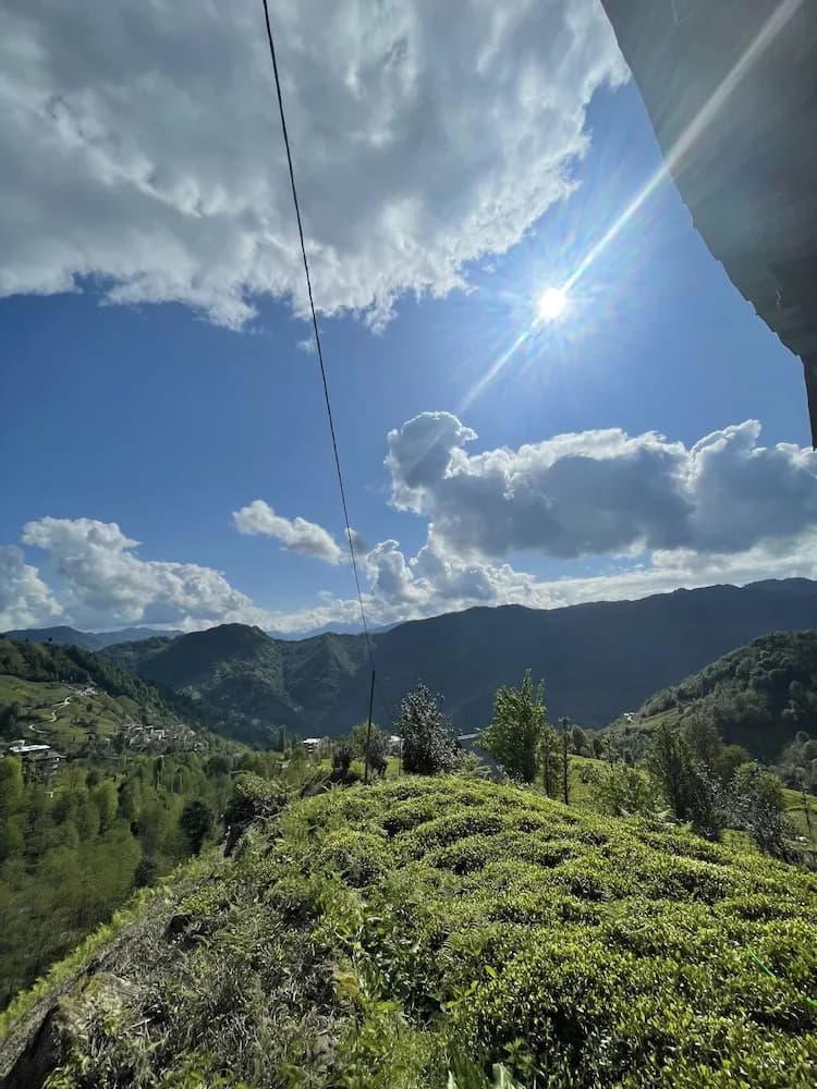 Konaklama yerinin ön cephesi