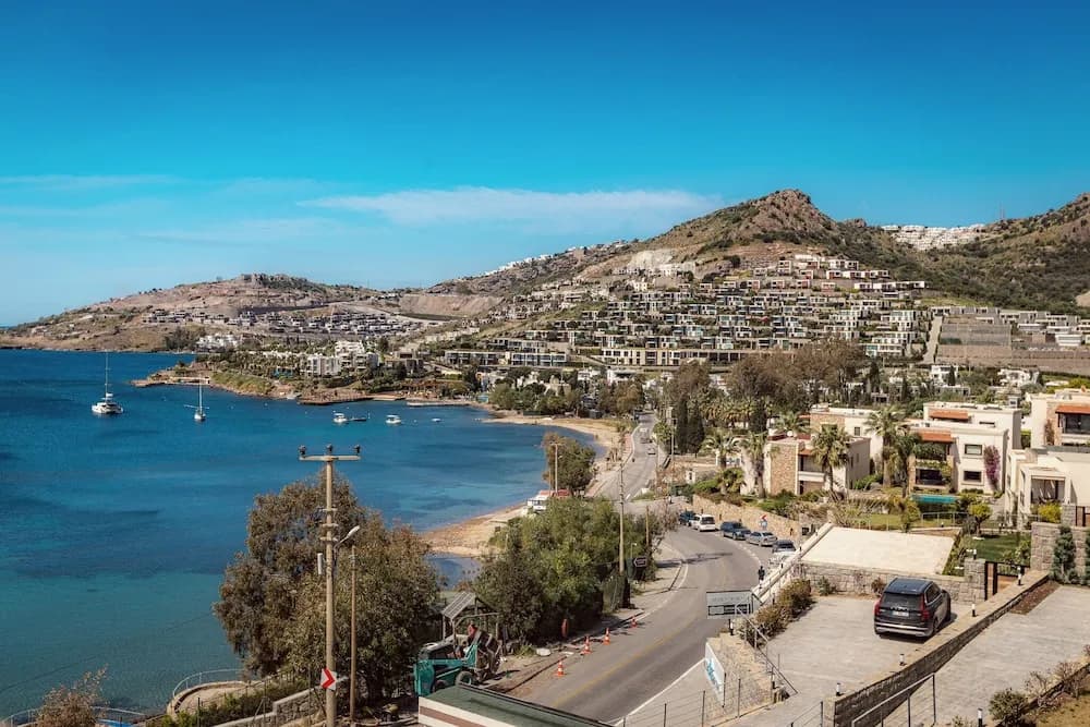 Konaklama yerinin ön cephesi