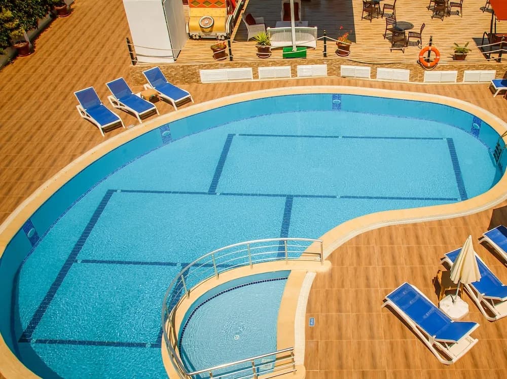 Konaklama yerinin ön cephesi