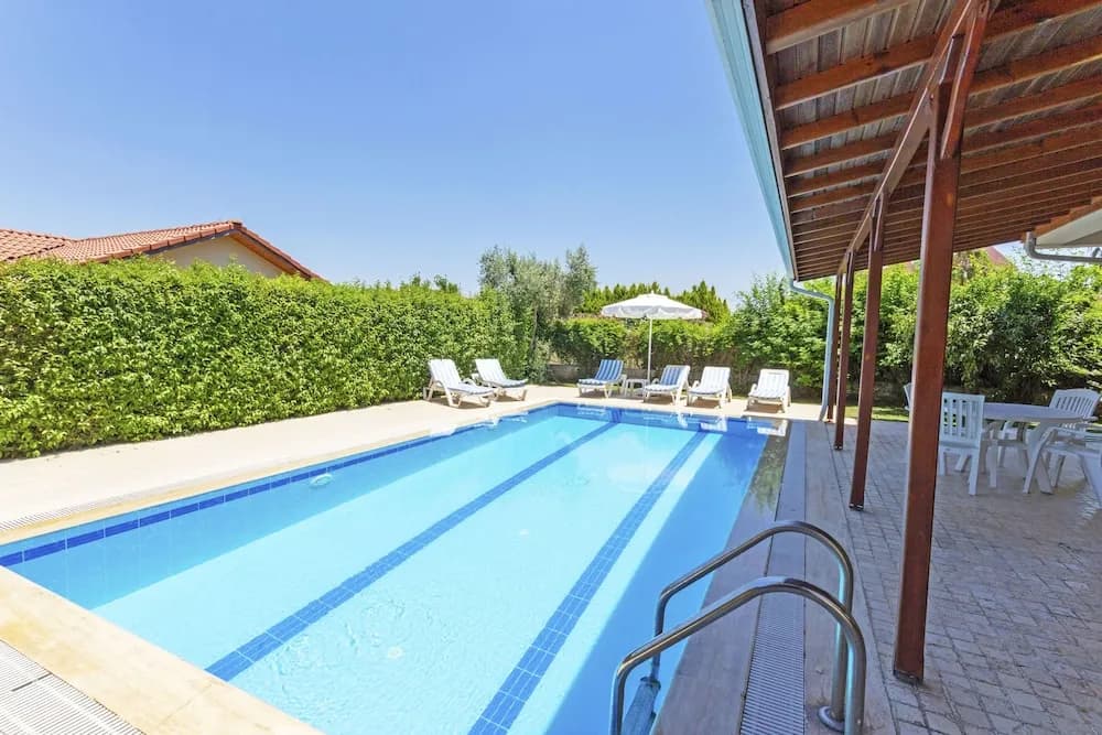 Konaklama yerinin ön cephesi