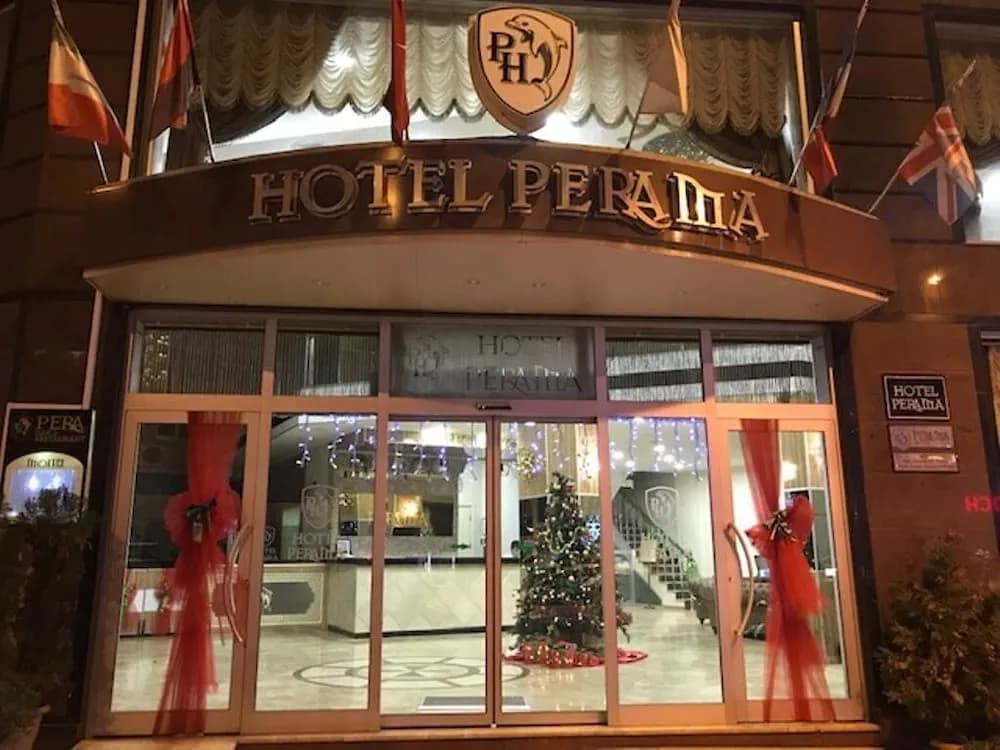 Konaklama yerinin ön cephesi