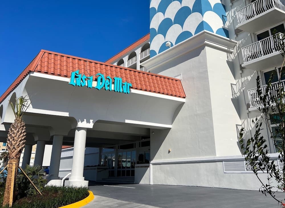 Konaklama yerinin ön cephesi