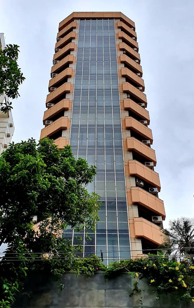 Konaklama yerinin ön cephesi