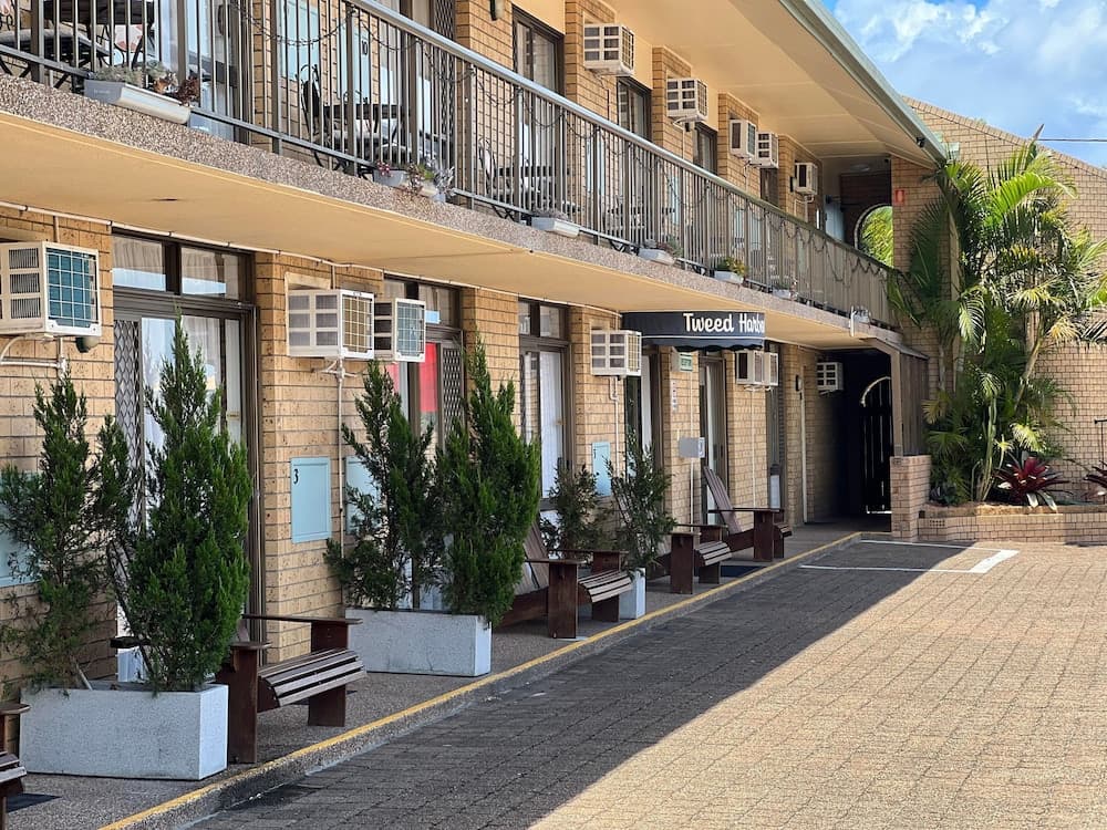 Konaklama yerinin ön cephesi