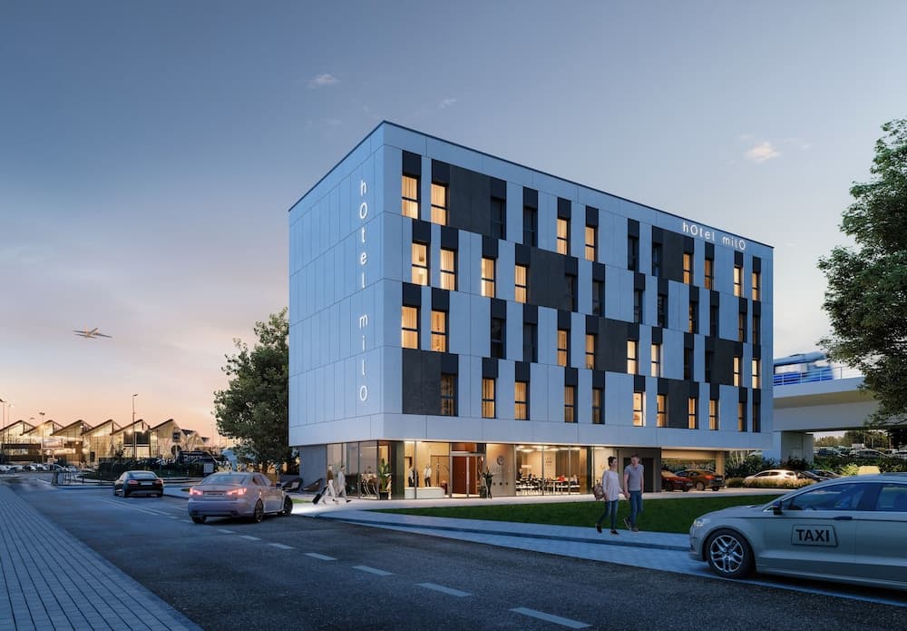 Konaklama yerinin ön cephesi