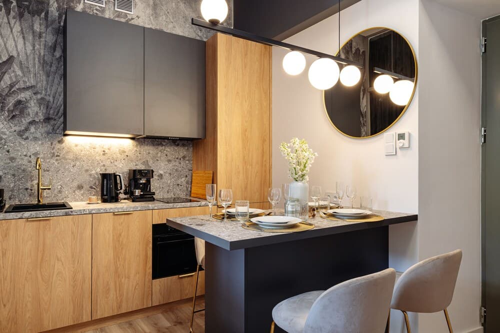 Özel küçük mutfak