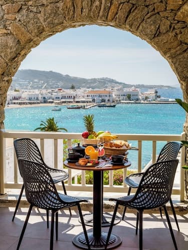 Yalos hotel sunset view
