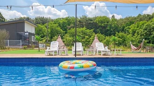 Anmyeondo Town 1967 Dog Pool Villa