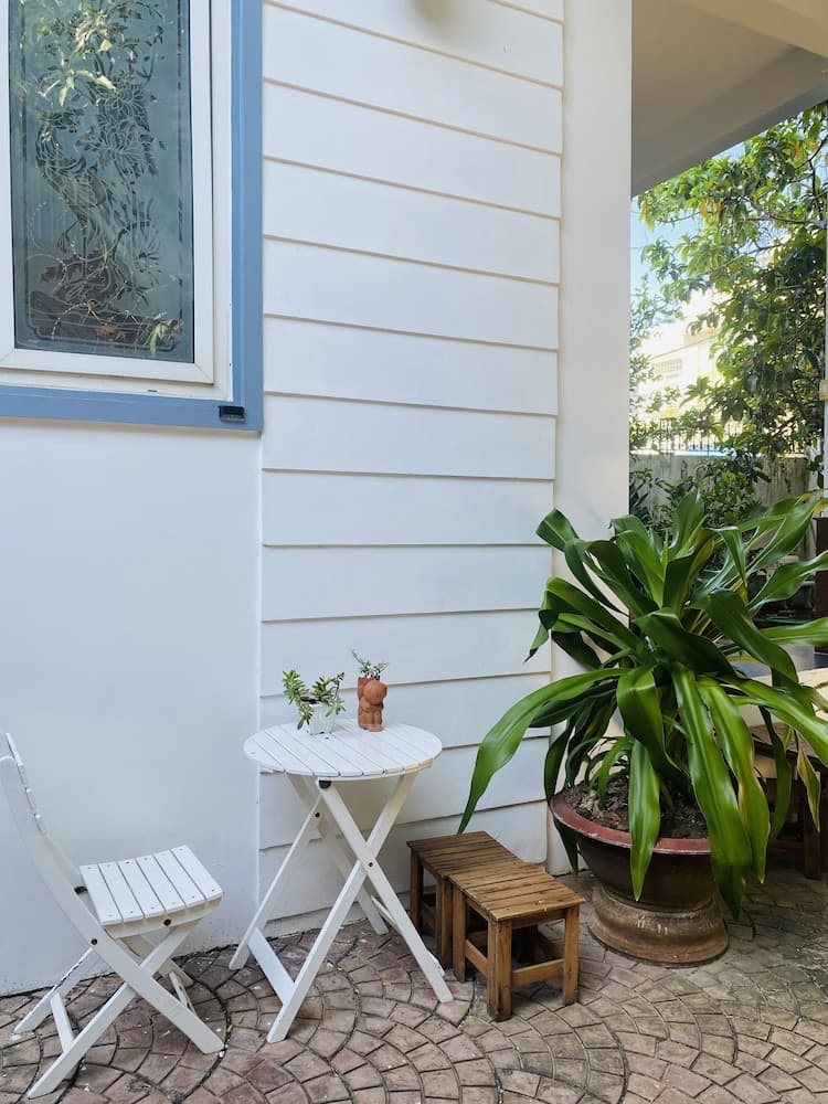 Konaklama yerinin ön cephesi