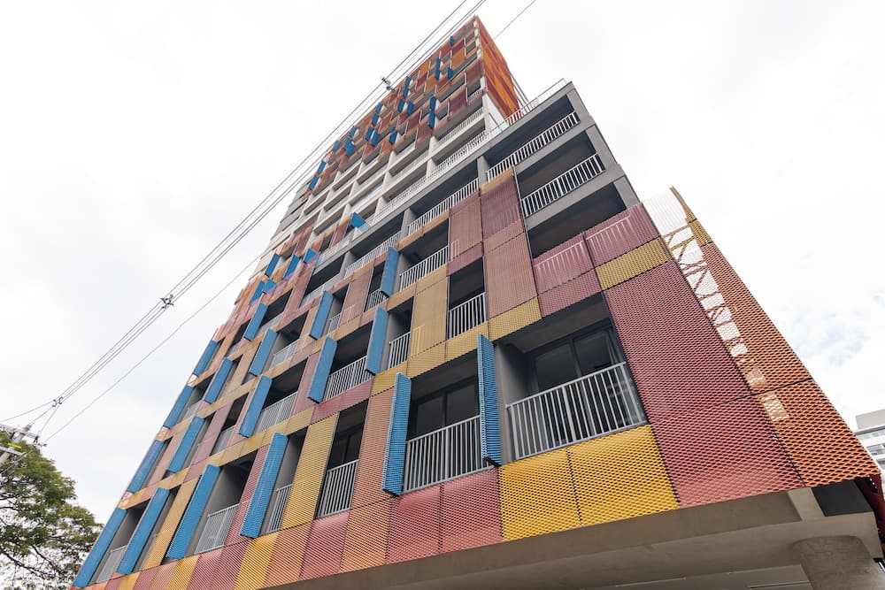 Konaklama yerinin ön cephesi