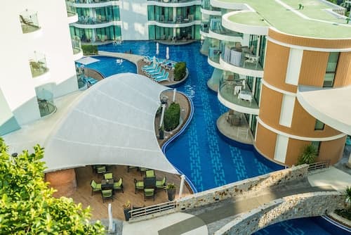 Private studio at Twin Sands Resort