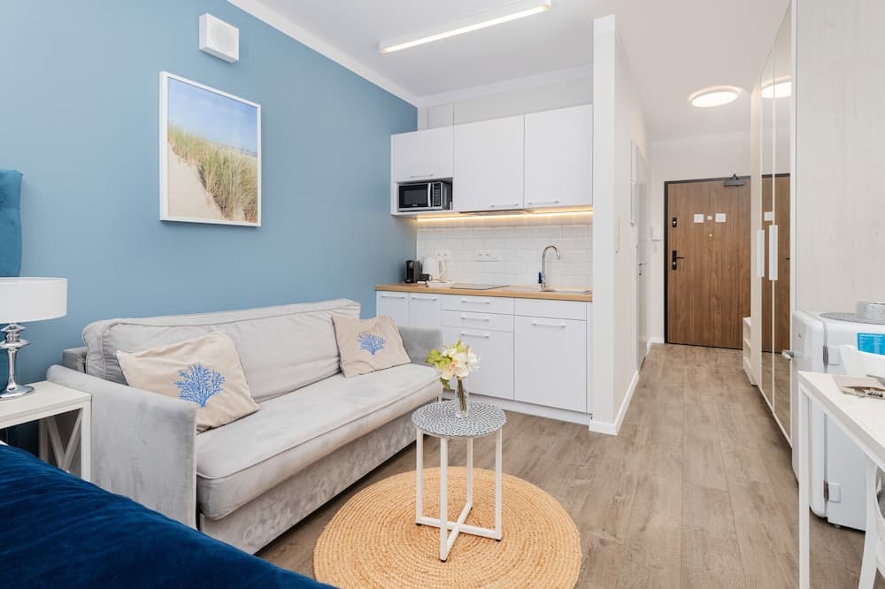 Blue Studio for 4 in Gdansk by Renters