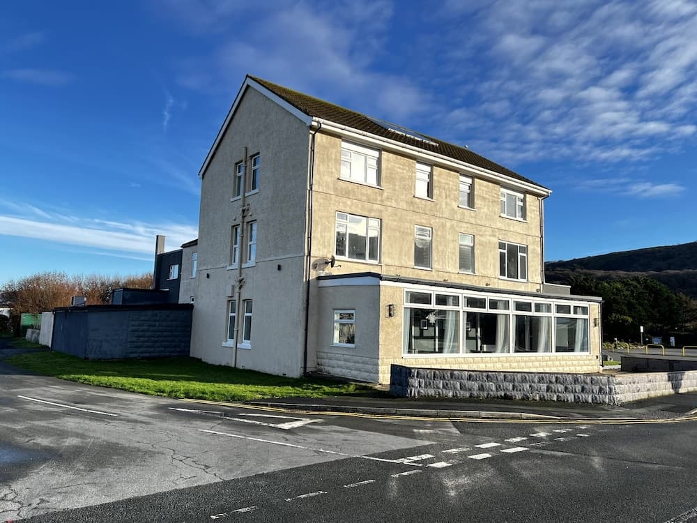 Konaklama yerinin ön cephesi