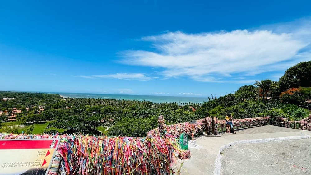 Konaklama yerinden şehir manzarası