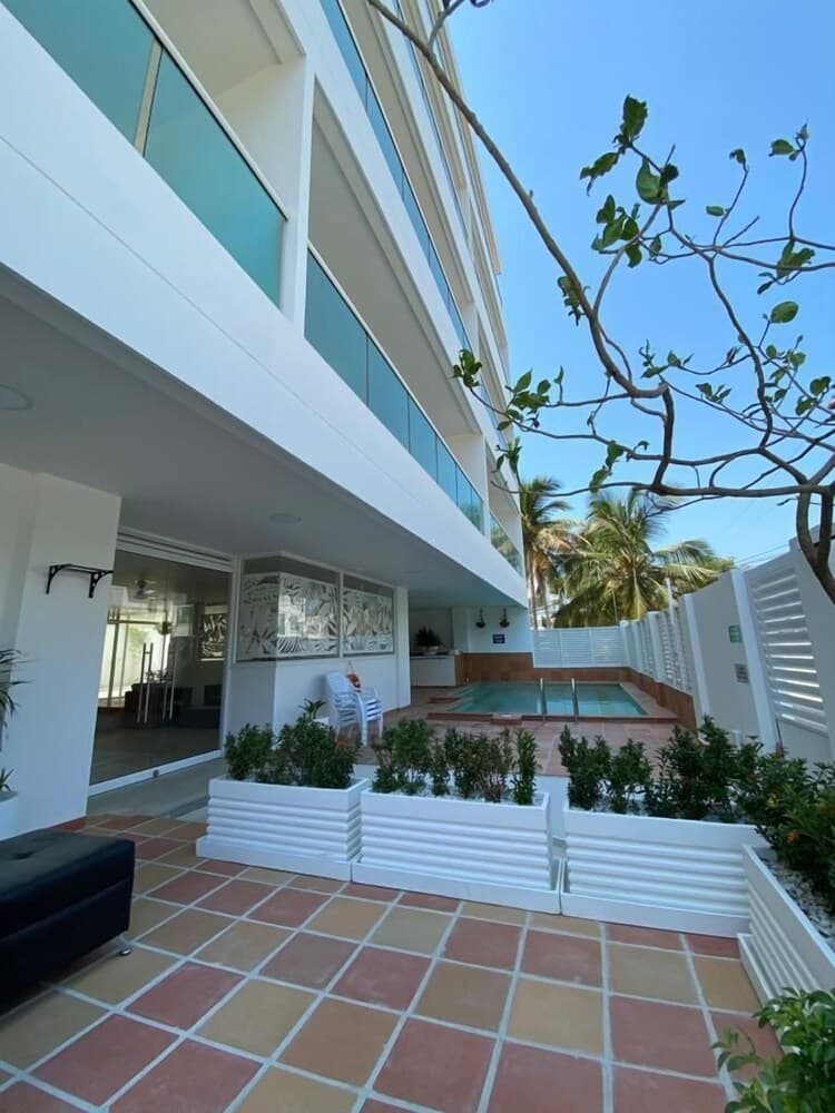 Konaklama yerinin ön cephesi