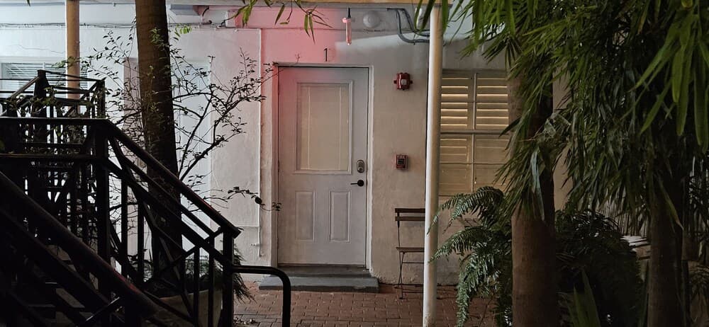 Konaklama yerinin ön cephesi