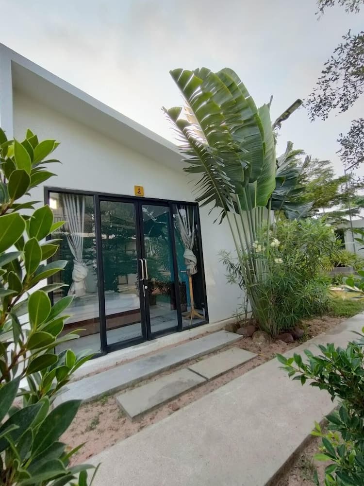 Konaklama yerinin ön cephesi