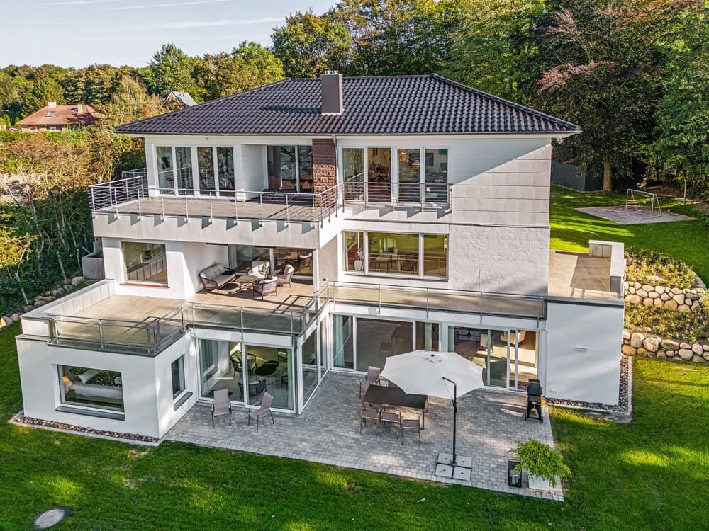 Konaklama yerinin ön cephesi