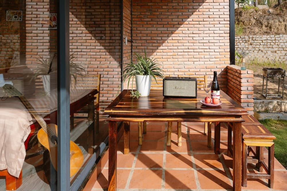 Konaklama yerinin ön cephesi