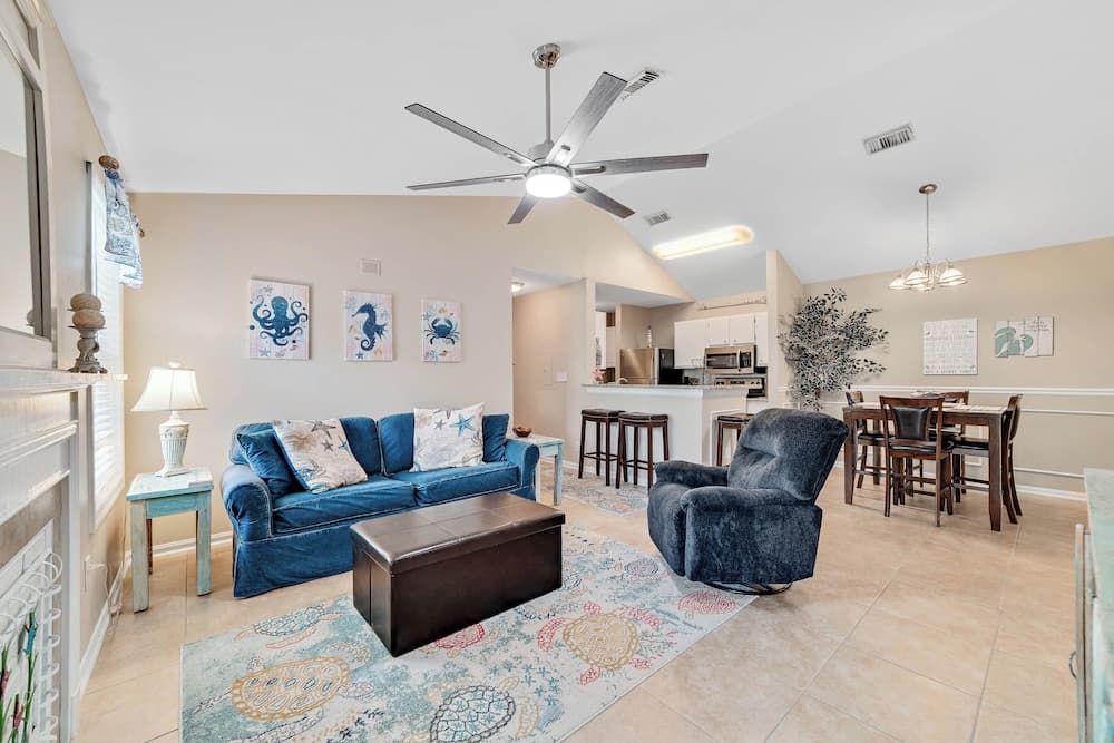 Charming Condo With Luxe Amenities Less Than 10 Minutes From the Beach