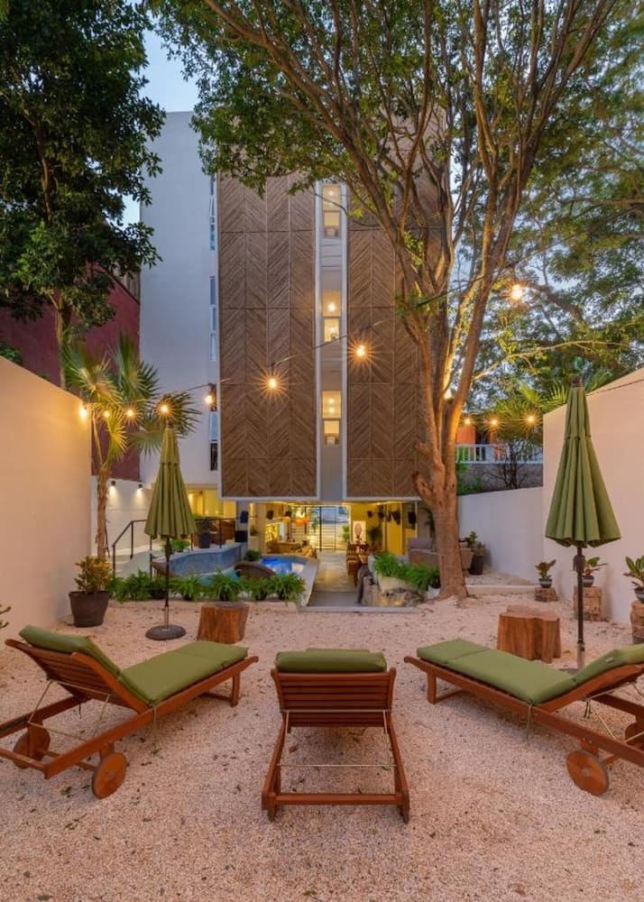 Konaklama yerinin ön cephesi