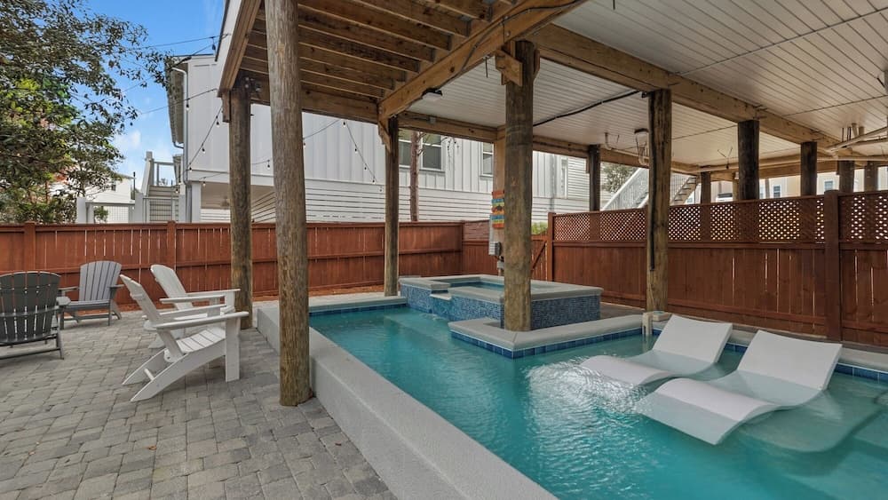 Private Heated Pool in Seacrest for 12 3 Minutes to the Beach