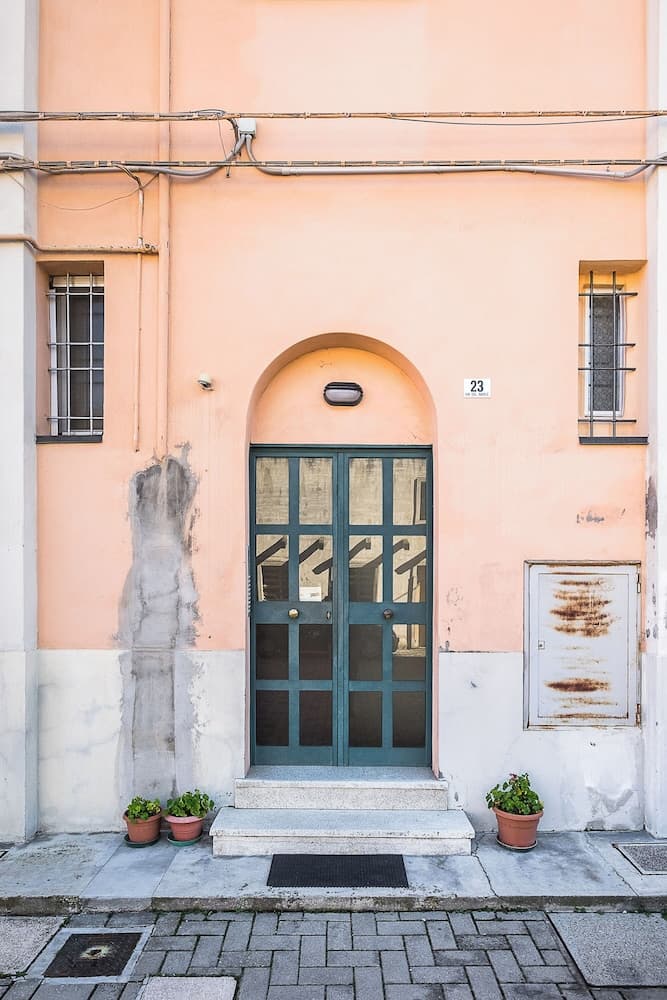 Konaklama yerinin ön cephesi