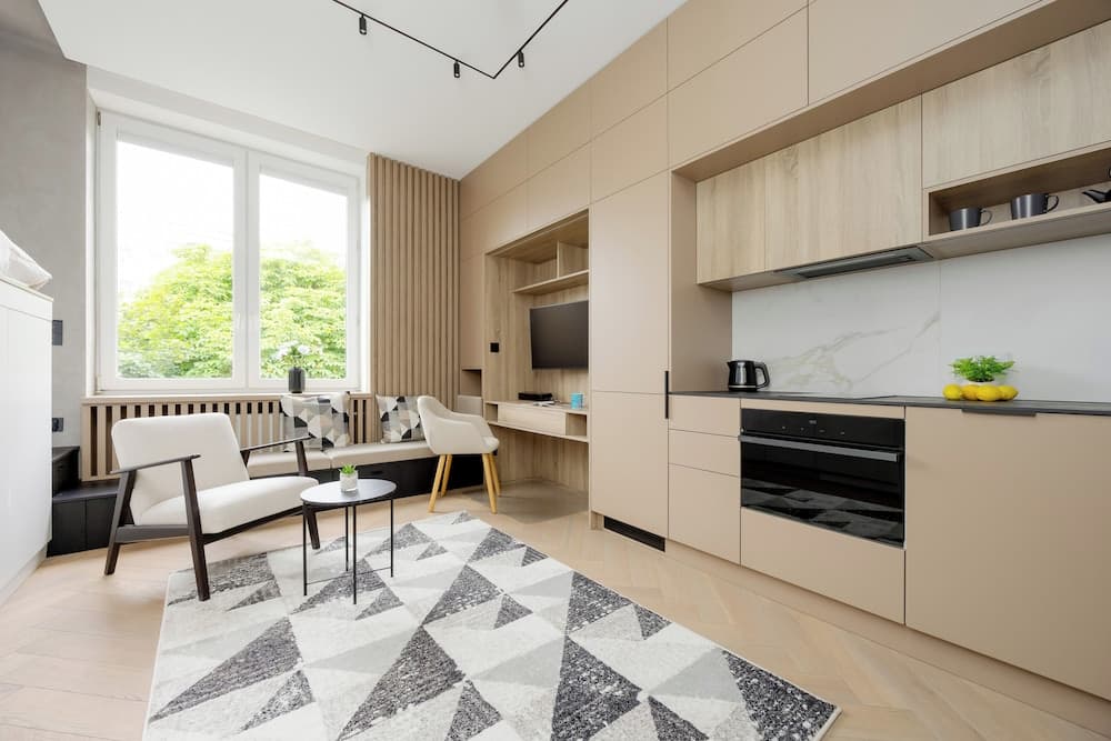 Studio Centre of Warsaw by Renters
