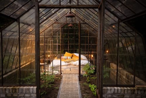 La Petite For t Antique Countryside Greenhouse