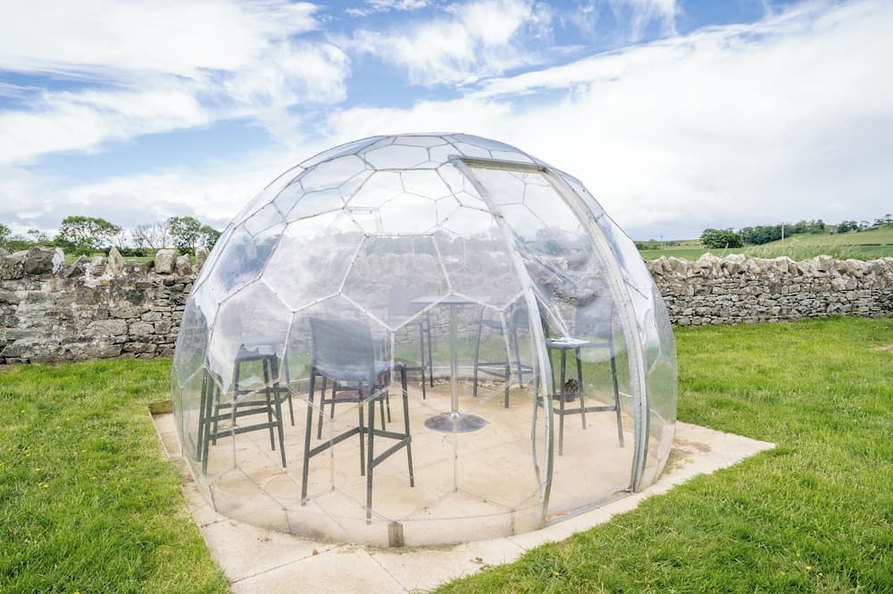 Açık havada yemek servisi