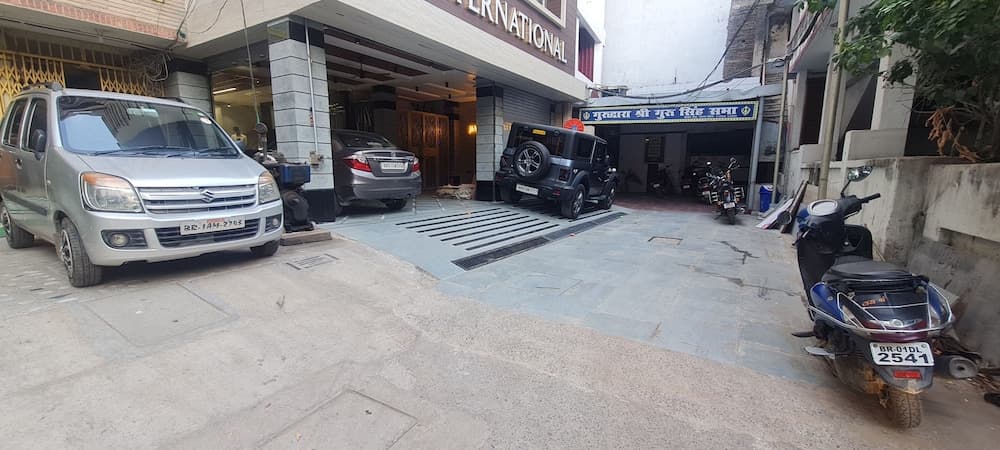 Konaklama yerinin ön cephesi