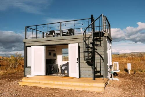 New Starry Night Shipping Container Home