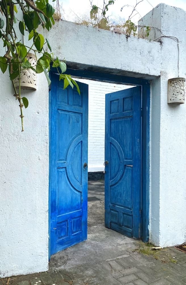 Konaklama yerinin ön cephesi