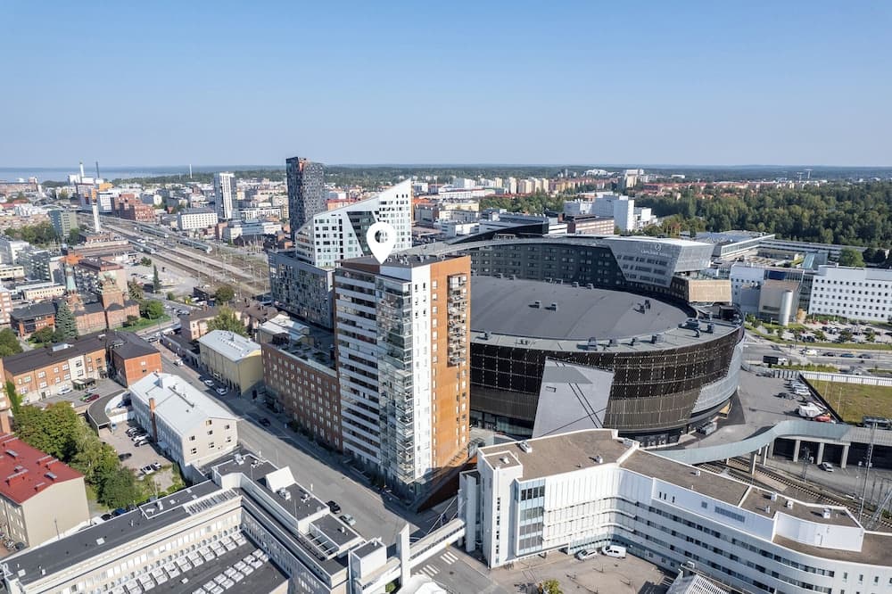 Konaklama yerinin ön cephesi