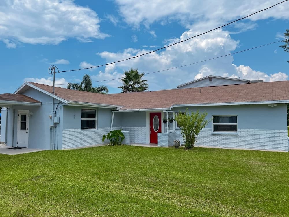 Konaklama yerinin ön cephesi