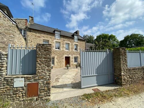 Stone House in Brittany Near Rance River