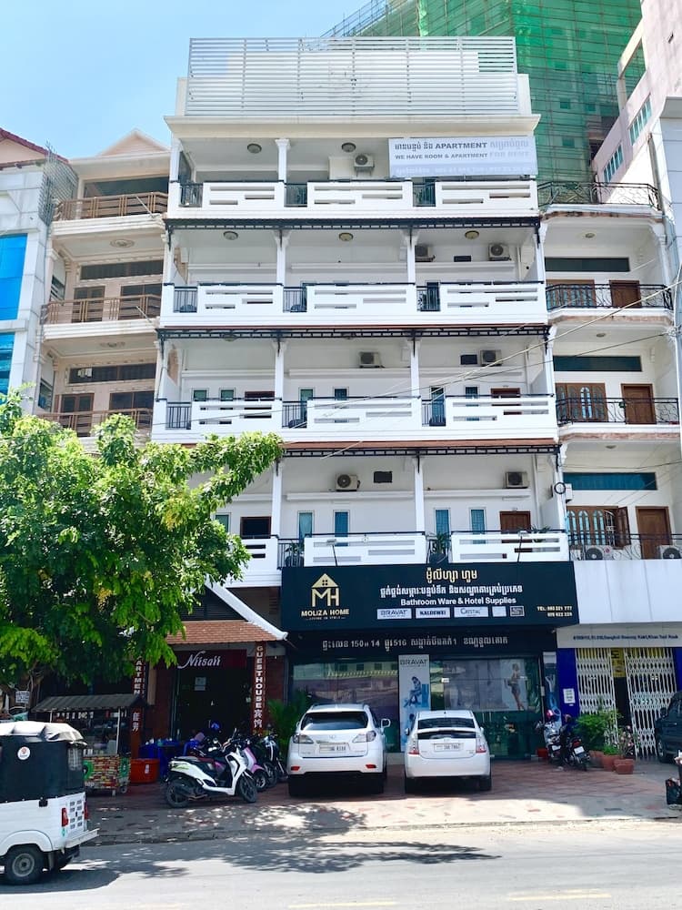 Konaklama yerinin ön cephesi