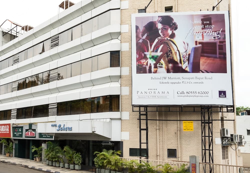 Konaklama yerinin ön cephesi