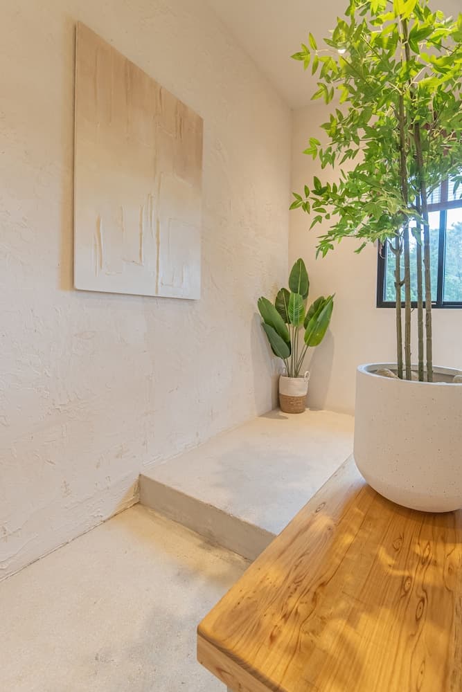 Konaklama yerinin ön cephesi