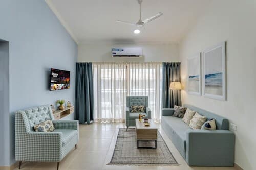 Luxe 1bhk w Pool Sauna Near Baga Beach Asw-t6