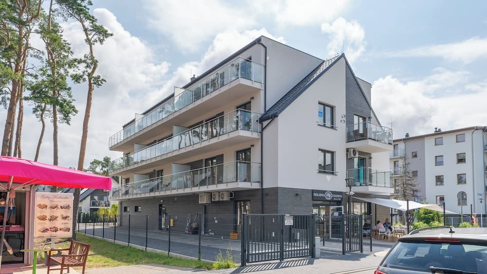 Konaklama yerinin ön cephesi