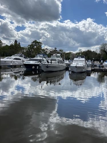 Riverside Boat Retreat on the River Thames