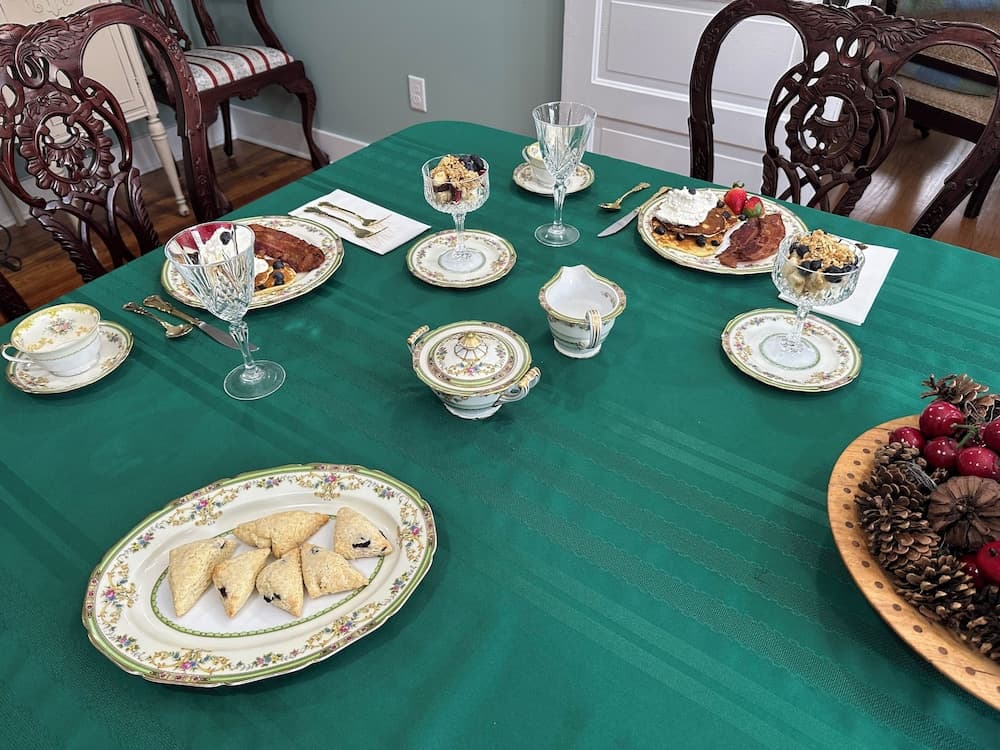 Çiftler için yemek servisi