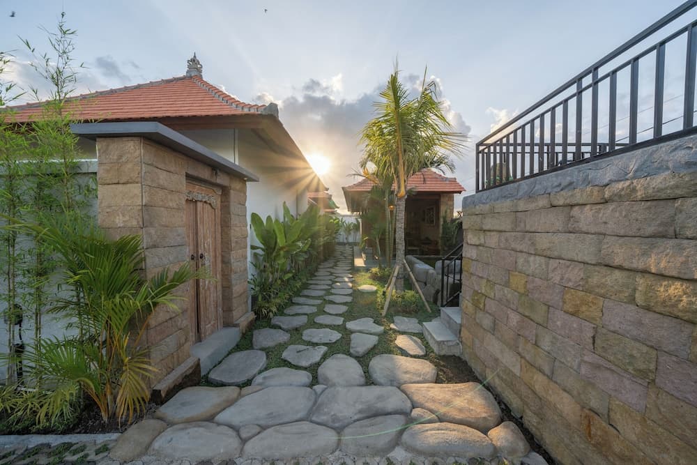 Konaklama yerinin ön cephesi