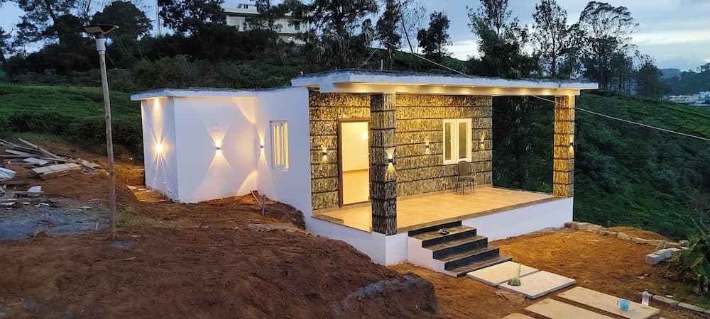 Konaklama yerinin ön cephesi