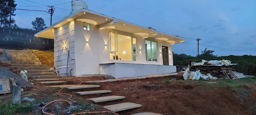 Konaklama yerinin ön cephesi