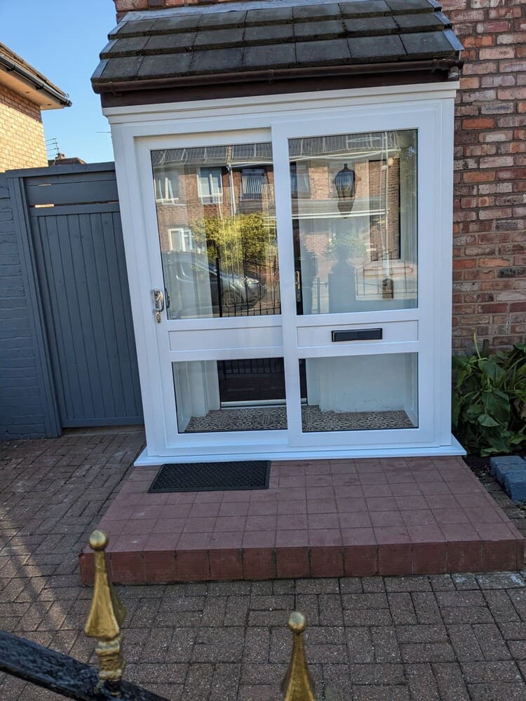 Konaklama yerinin ön cephesi